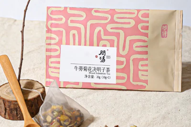 牛蒡菊花决明子茶